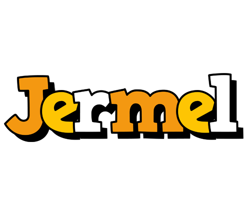Jermel cartoon logo