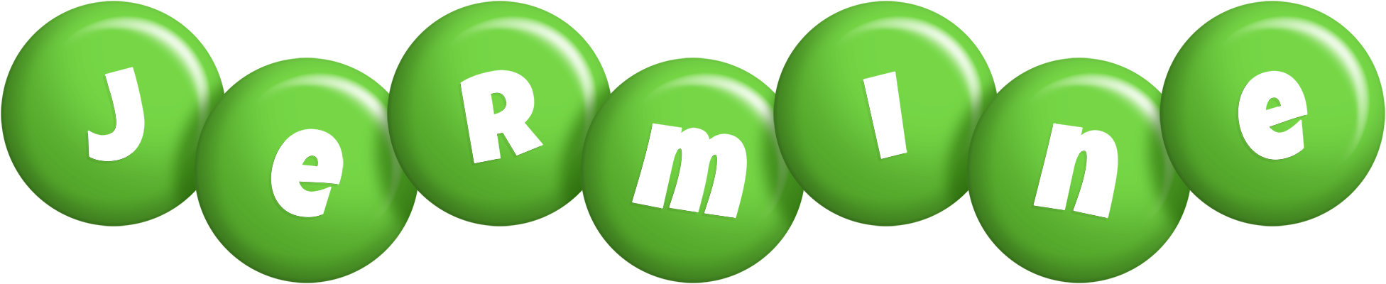 Jermine candy-green logo