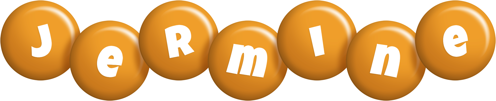 Jermine candy-orange logo