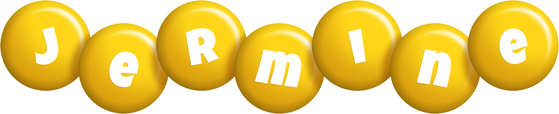 Jermine candy-yellow logo