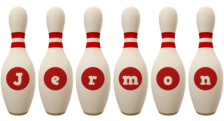 Jermon bowling-pin logo