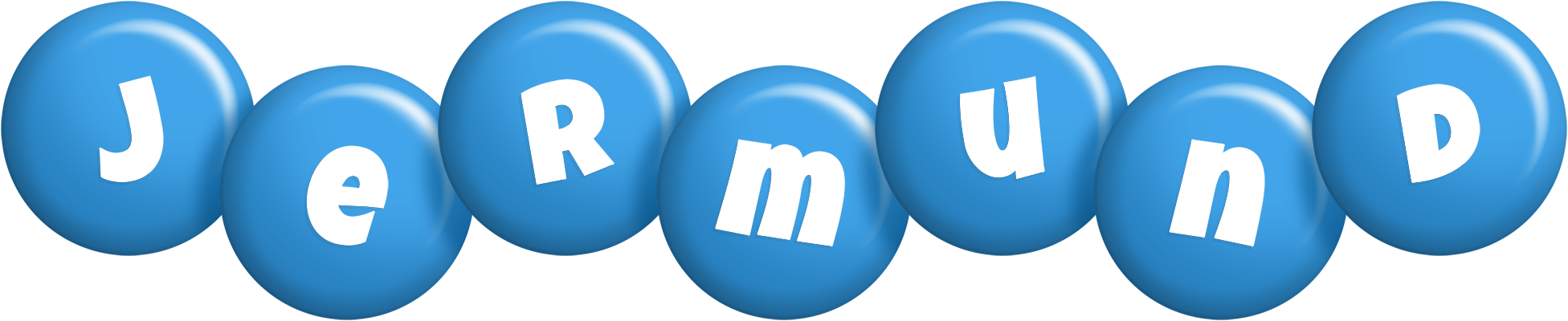 Jermund candy-blue logo