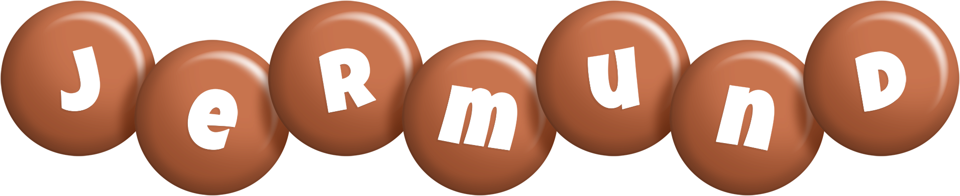 Jermund candy-brown logo