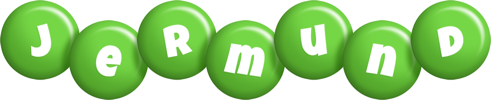 Jermund candy-green logo