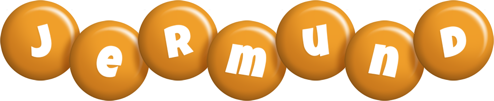 Jermund candy-orange logo