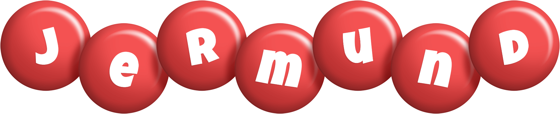 Jermund candy-red logo
