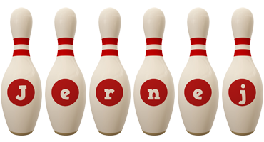 Jernej bowling-pin logo