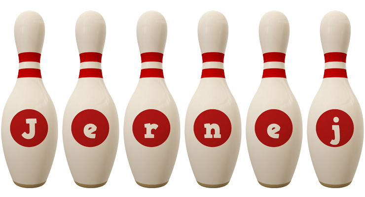 Jernej bowling-pin logo