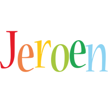 Jeroen birthday logo