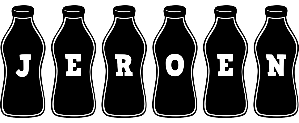 Jeroen bottle logo