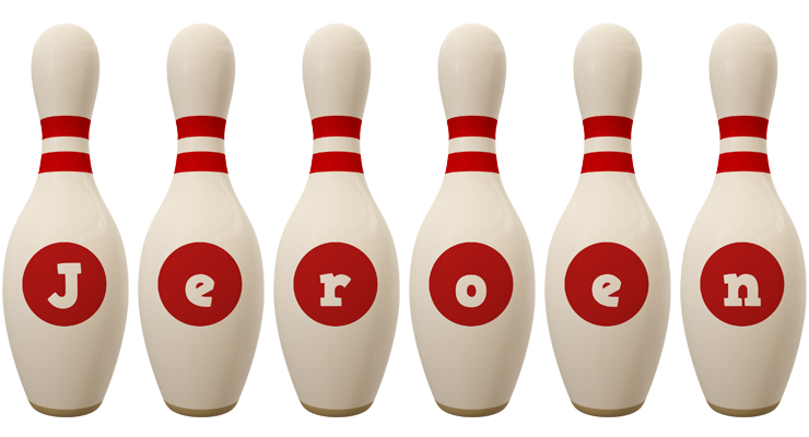Jeroen bowling-pin logo