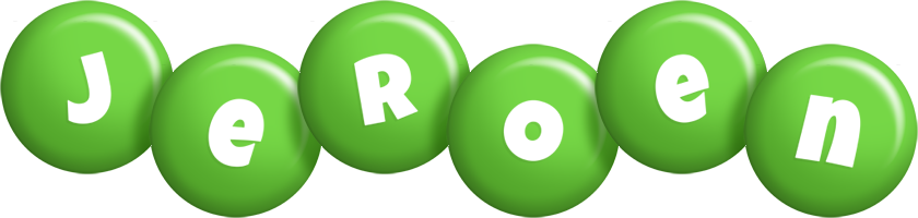 Jeroen candy-green logo