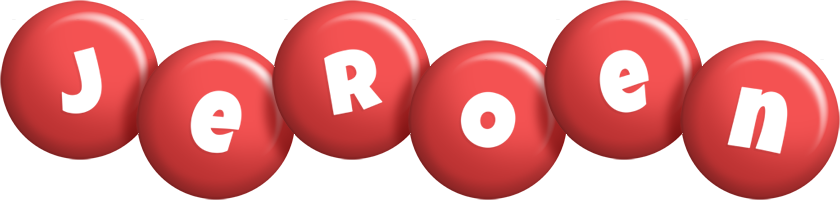 Jeroen candy-red logo