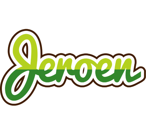 Jeroen golfing logo