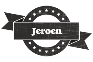 Jeroen grunge logo