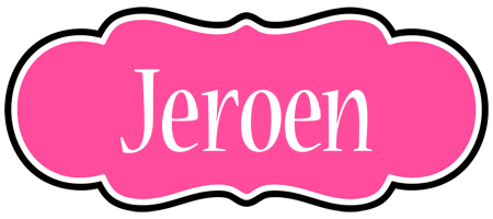 Jeroen invitation logo