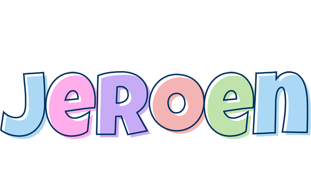 Jeroen pastel logo