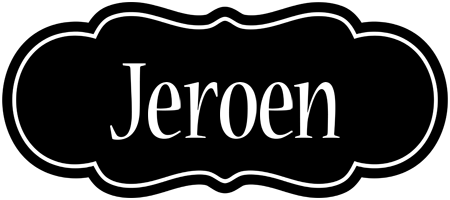 Jeroen welcome logo