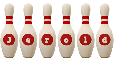 Jerold bowling-pin logo