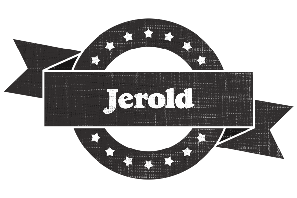 Jerold grunge logo