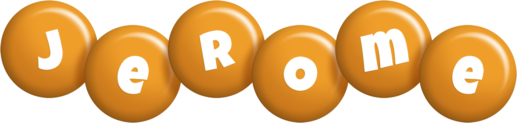 Jerome candy-orange logo