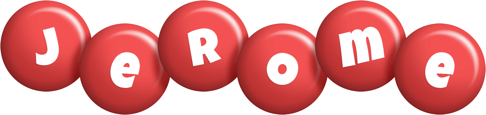 Jerome candy-red logo