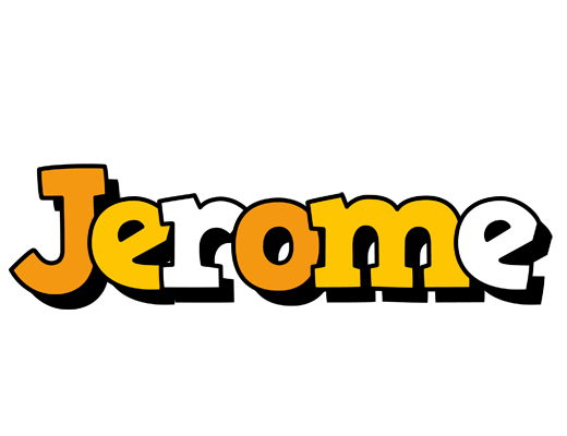 Jerome cartoon logo
