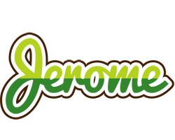Jerome golfing logo