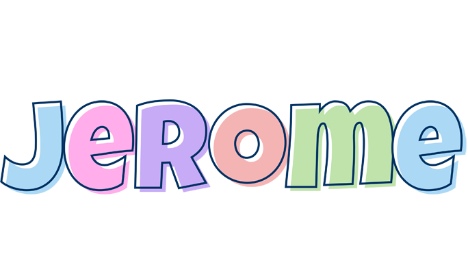 Jerome pastel logo