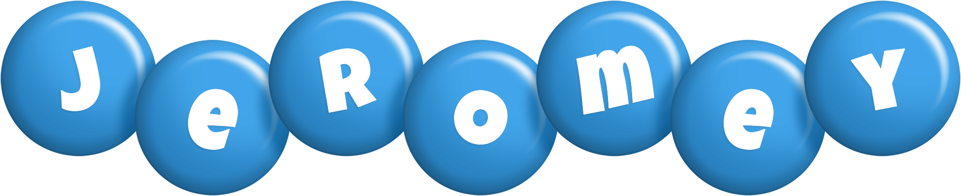 Jeromey candy-blue logo