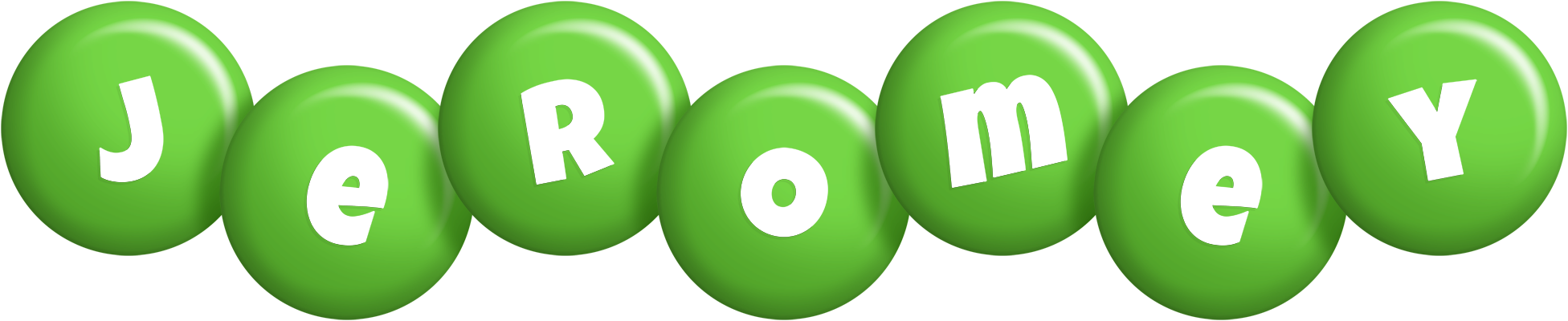 Jeromey candy-green logo
