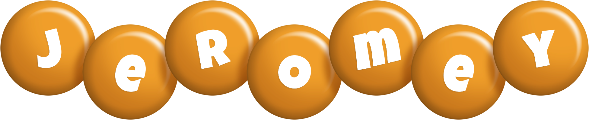 Jeromey candy-orange logo