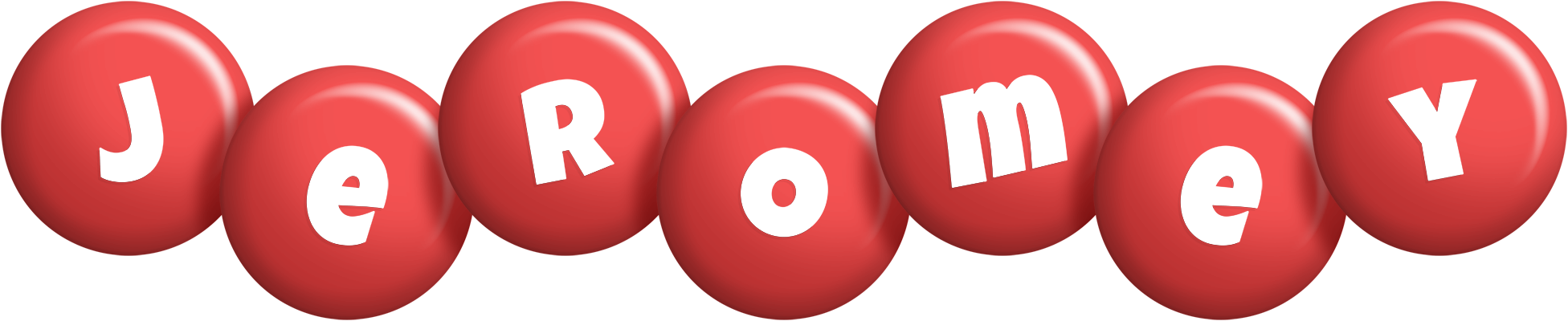 Jeromey candy-red logo