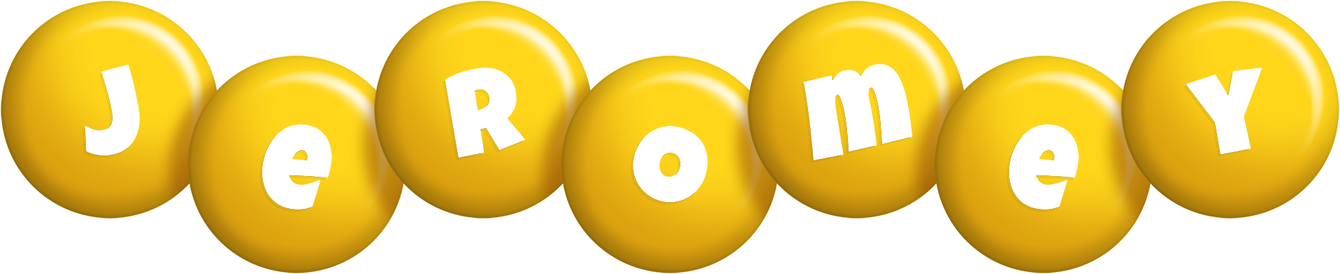 Jeromey candy-yellow logo