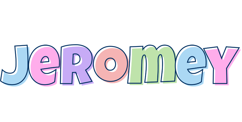 Jeromey pastel logo