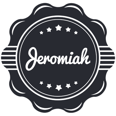 Jeromiah badge logo
