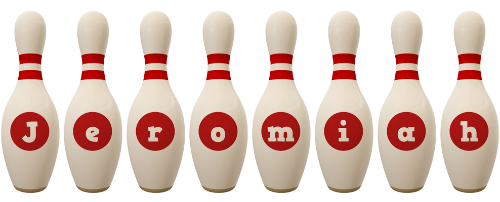 Jeromiah bowling-pin logo
