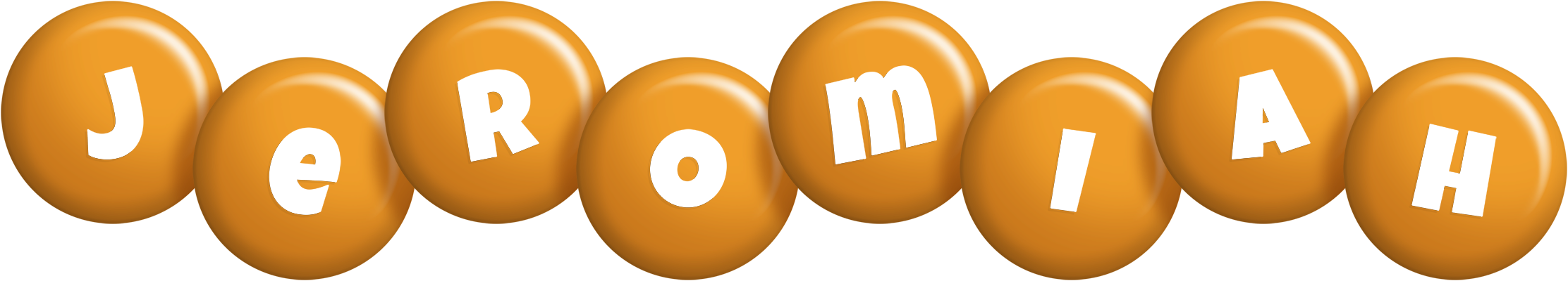 Jeromiah candy-orange logo
