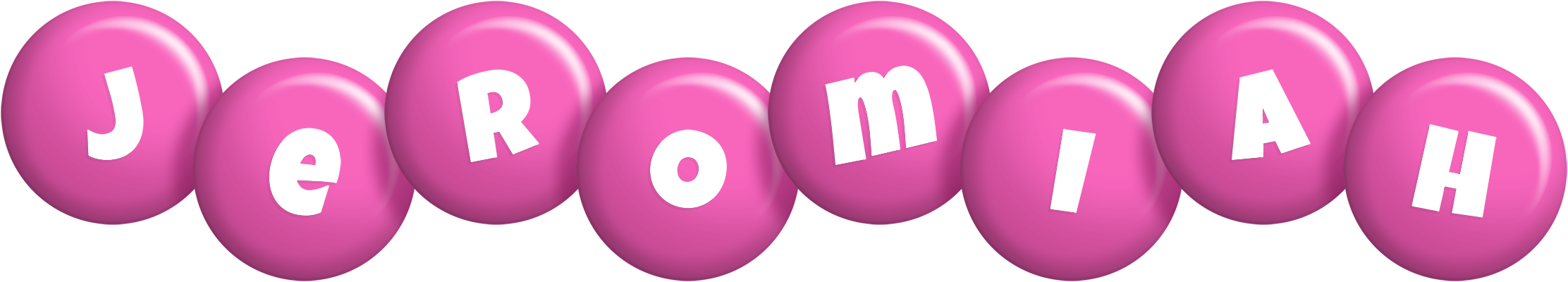 Jeromiah candy-pink logo