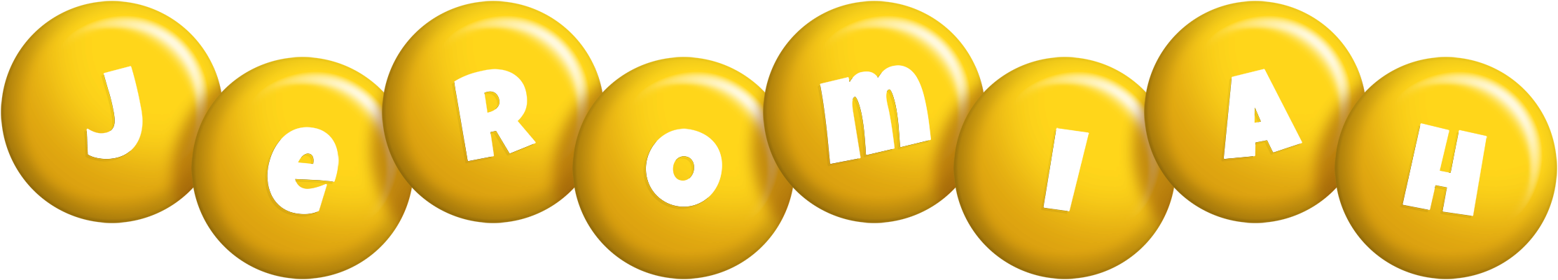 Jeromiah candy-yellow logo