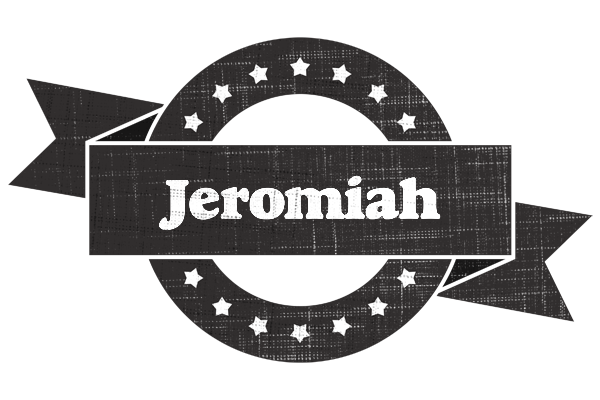 Jeromiah grunge logo