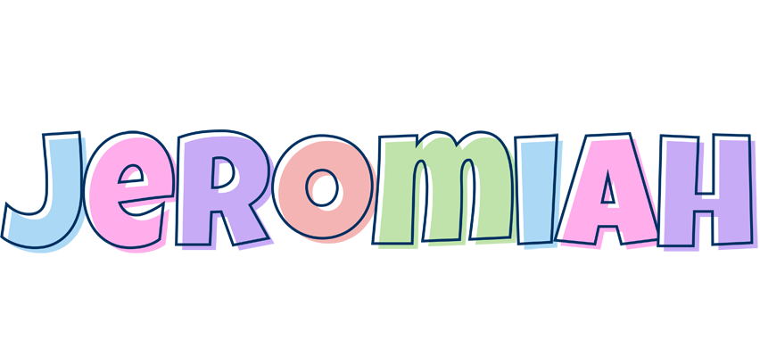 Jeromiah pastel logo