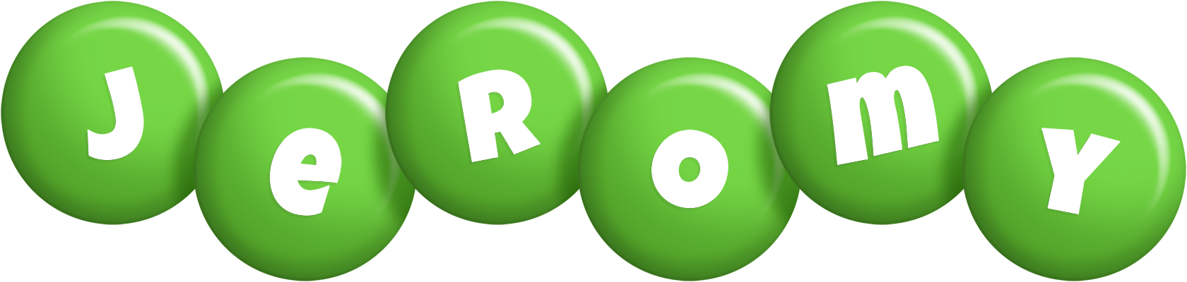 Jeromy candy-green logo