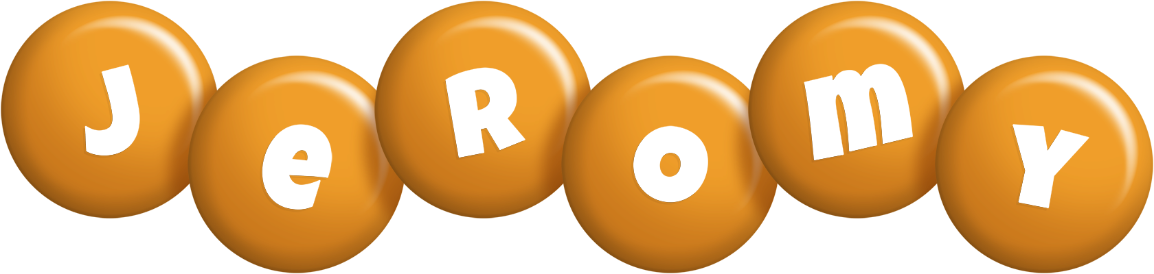 Jeromy candy-orange logo