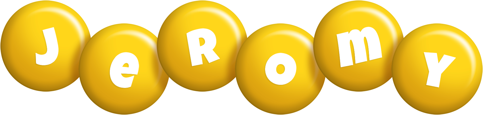 Jeromy candy-yellow logo