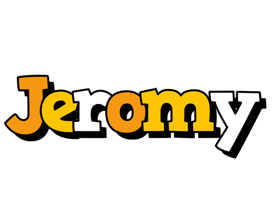 Jeromy cartoon logo