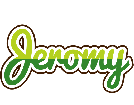 Jeromy golfing logo