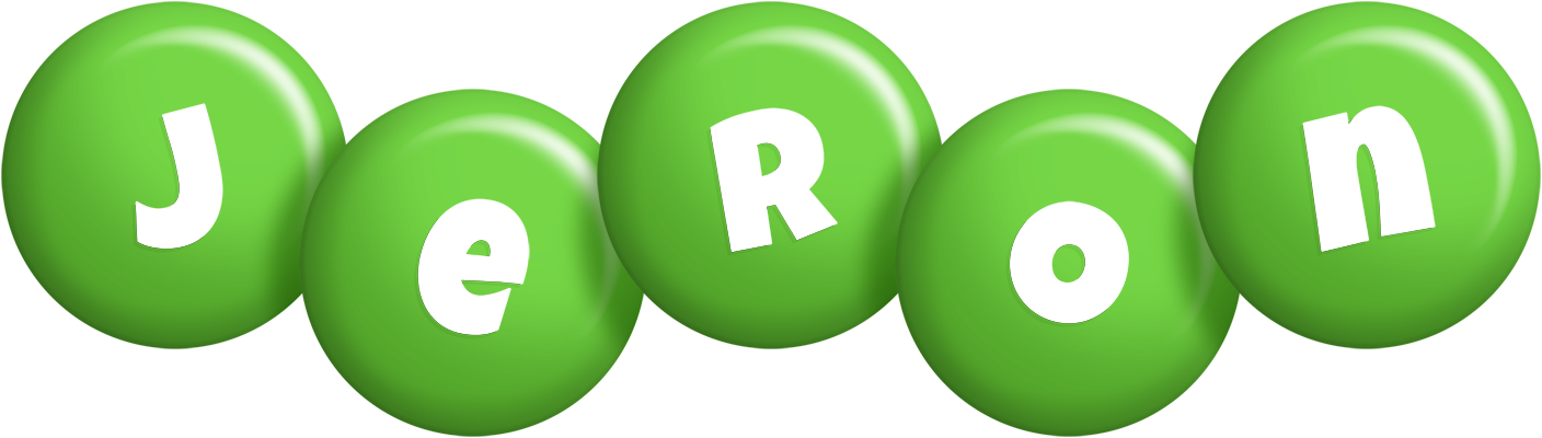 Jeron candy-green logo
