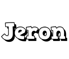 Jeron snowing logo