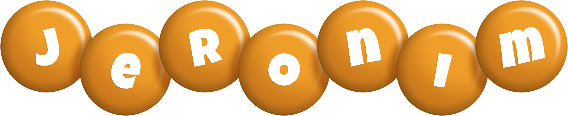 Jeronim candy-orange logo